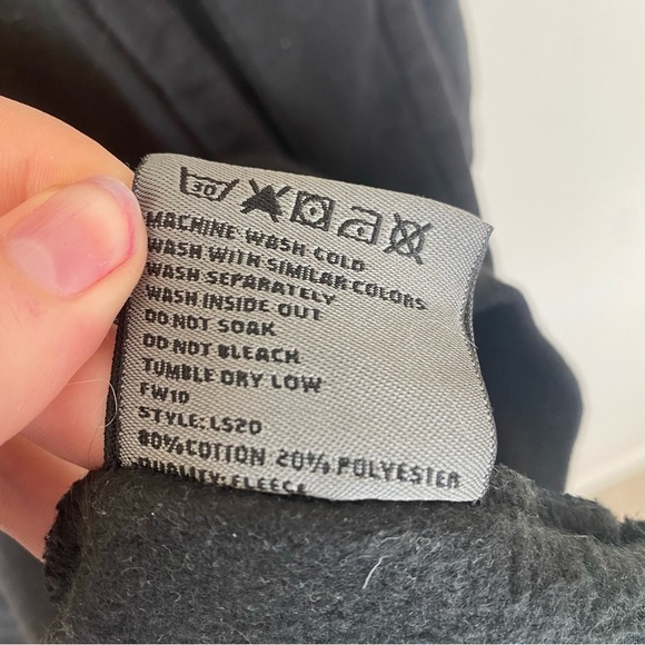 Dunderdon long length oversize hood long sleeve zip up jacket size medium - Picture 5 of 8